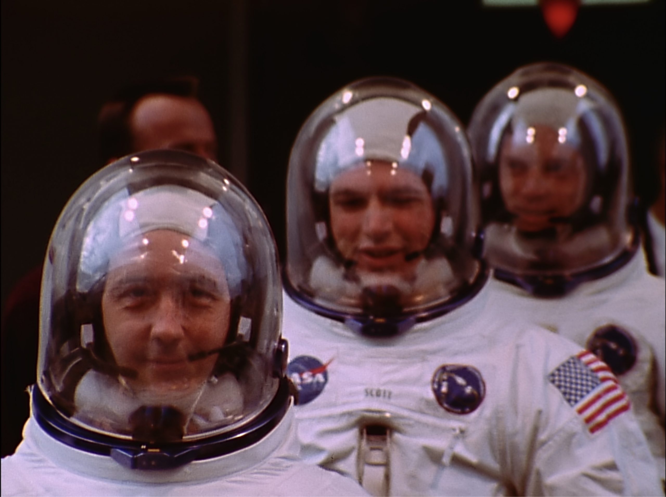 Apollo 9 Astronauts Apollo 9, spider and gumdrop, Jim McDivitt, Dave Scott, Rusty Schweickart