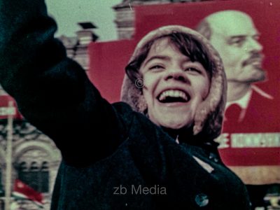 Raumflug Juri Gagarin. Kosmosbegeisterung Moskau 1961