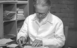 Leo Trotzki im Arbeitszimmer 1937